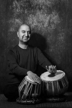 Sulekh Ruparell on tabla