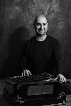 Sulekh Ruparell on harmonium